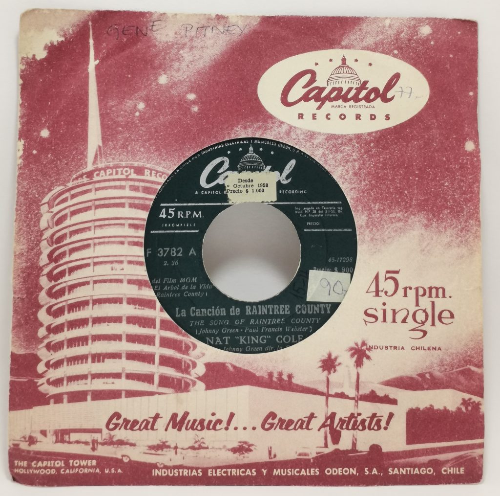 Vinilo Nat King Cole Portada PetoRetro