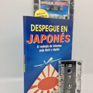 Despegue en japonés portada libro más cassette y caja - PetoRetro