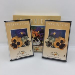 Cassettes Pensamientos Radio Horizonte FM caja más cassettes - PetoRetro