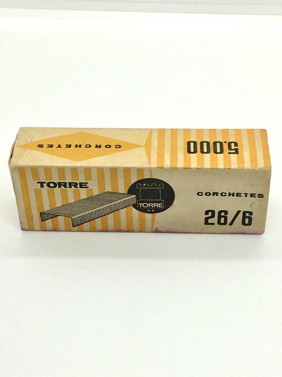 Lote papelería vintage chilena Torre, TOT y Pelikan | Corchetes y cinta para máquina de escribir retro - Imagen 3