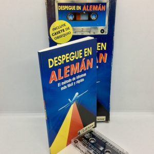 Despegue en alemán portada libro y cassette - PetoRetro