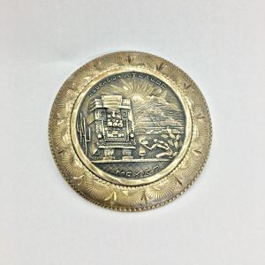 Prendedor Tlaloc anverso - PetoRetro