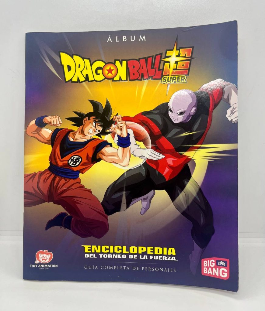 Álbum Dragon Ball enciclopedia del torneo de la fuerza portada - PetoRetro